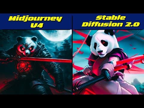 Which Is Better for Image Generation: Midjourney or Stable Diffusion? thumbnail