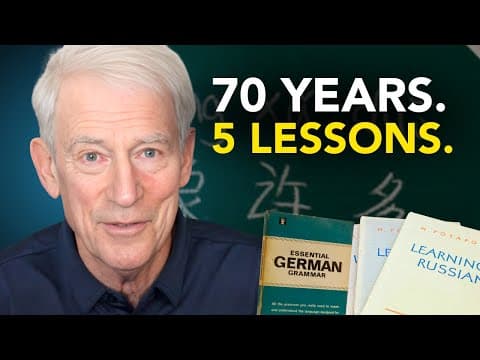 5 things I wish I knew when I started learning languages thumbnail