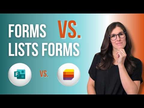 DON'T Use Microsoft Lists FORMS Until You WATCH This thumbnail