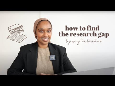 5 Easy Ways To Find The Gap in Literature | How To Identify Research Gaps thumbnail