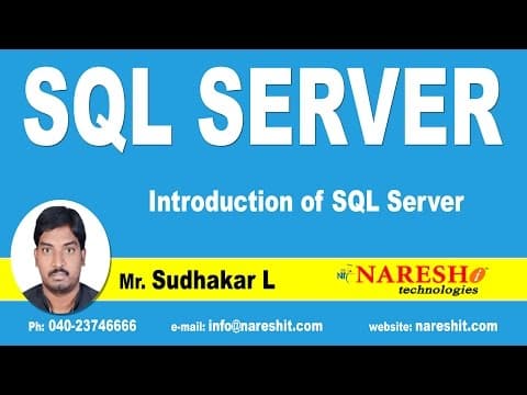 Introduction of SQL Server | SQL Server Tutorial thumbnail