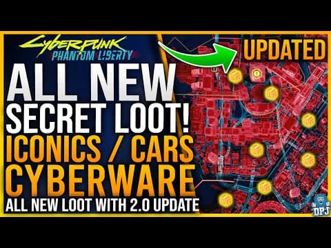 Cyberpunk 2077 ALL 10+ NEW 2.0 CYBERWARE / ICONICS / LEGENDARIES / CARS GUIDE - Added With Patch 2.0 thumbnail