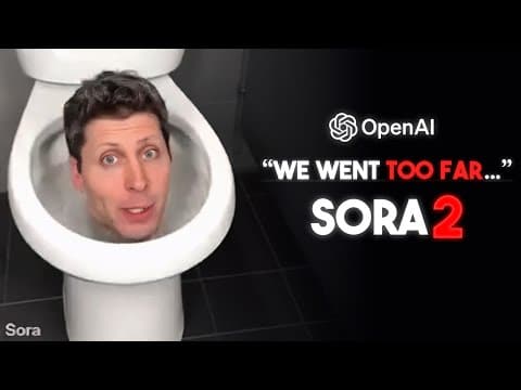 SORA 2 Just Broke Reality and the Internet Exploded (Gone Too Far) thumbnail