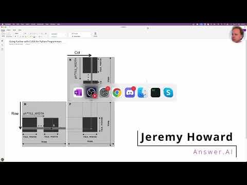 Going Further with CUDA for Python Programmers thumbnail