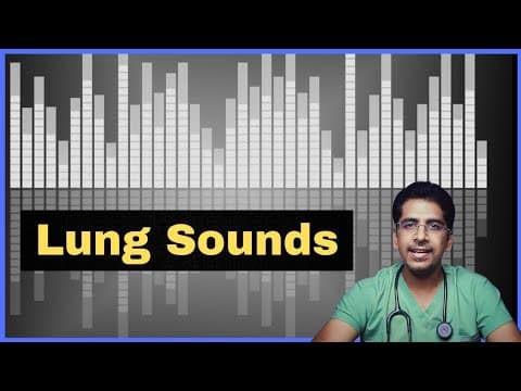 Lung Sounds- Normal & Abnormal (crackles, wheeze, stridor) | Use headphones thumbnail