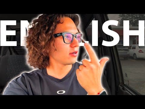 LEARN ENGLISH naturally with this Vlog (Comprehensible Input) thumbnail