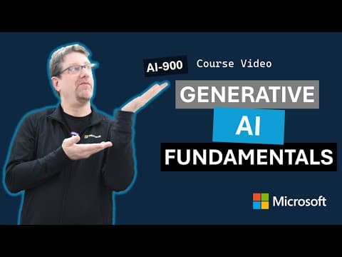 Fundamentals of Generative AI AI-900 thumbnail