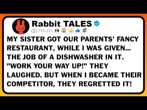 My Sister Got Our Parents’ Fancy Restaurant, While I Was Given… the Job of a Dishwasher in It. thumbnail