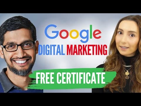 Grow your Career/Business Online with this FREE Google Digital Marketing Certificate thumbnail