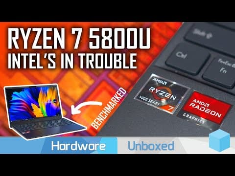 Ryzen 7 5800U Review, AMD Retakes Ultrathin Performance Throne thumbnail