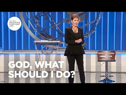God, What Should I Do? | Joyce Meyer | Enjoying Everyday Life thumbnail