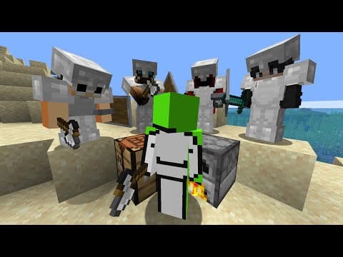 Minecraft Speedrunner VS 4 Hunters REVIVAL thumbnail