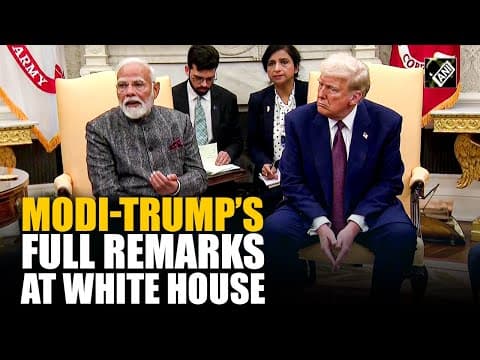 Deep State, Russia Ukraine war, Bangladesh & more… PM Modi, Donald Trump’s remarks at White House thumbnail