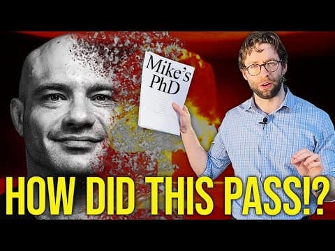 Mike Israetel's PhD: The Biggest Academic Sham in Fitness? thumbnail