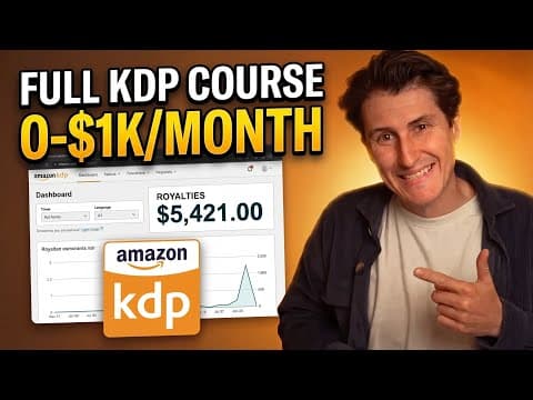 How to Start and Grow an Amazon KDP & Audible Business in 2026 — Full Tutorial thumbnail