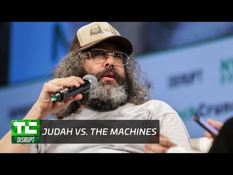 Fighting Robots with Judah Friedlander | Disrupt NY 2017 thumbnail