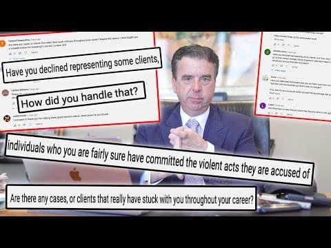 Criminal Lawyer Answers Your Questions! (My First AMA) thumbnail