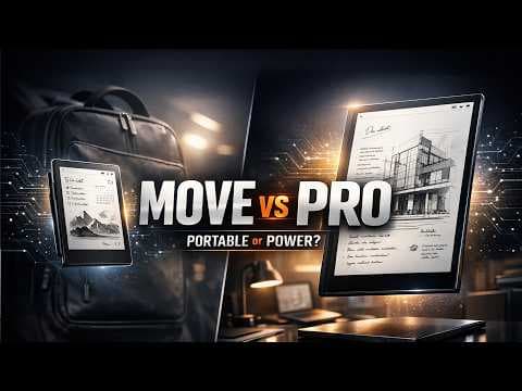 reMarkable Paper Pro Move vs Paper Pro: Which One Should You Actually Buy? thumbnail