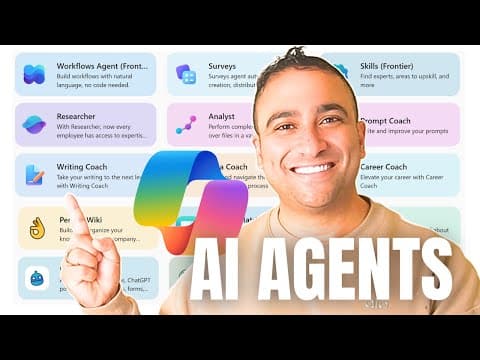 A Crash Course on AI Agents in Microsoft Copilot & Copilot Studio in 20 Minutes! thumbnail