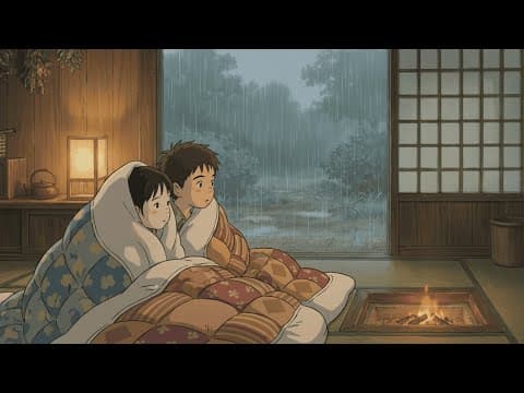 A Cozy Rural Family Life in the Rain | Ghibli Silent Days thumbnail