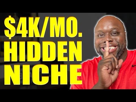 Hidden $4K Per Month Niche Exposed   How To Make Money Online In 2023 thumbnail