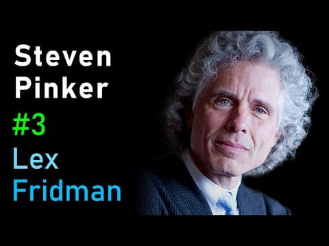 Steven Pinker: AI in the Age of Reason | Lex Fridman Podcast #3 thumbnail