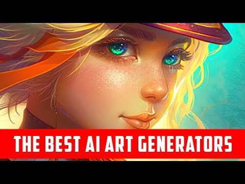 The best free AI Art Generators. thumbnail