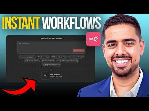How to Build AI Agent Workflows with n8n AI thumbnail