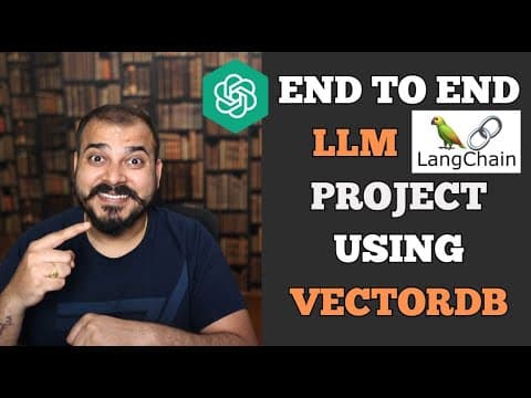 End To End LLM Langchain Project using Pinecone Vector Database #genai thumbnail