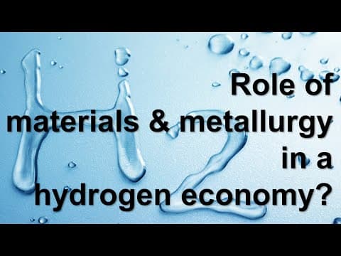 Metallurgy Guru: Sustainable Metallurgical Science and Engineering: Materials for a Hydrogen Economy thumbnail