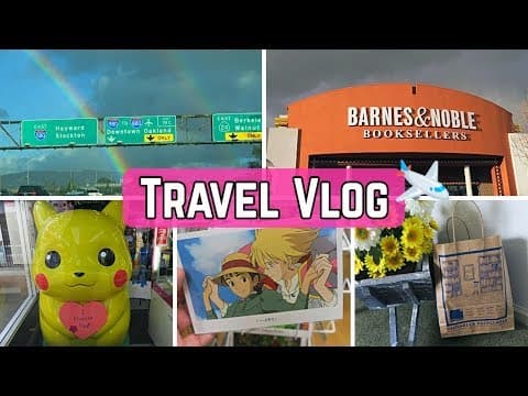 🛍 Manga, Book Shopping, & Good Times 🛫 || NorCal Travel Vlog thumbnail