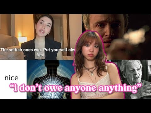 self-centredness is NOT "self-care": losing the human face online thumbnail