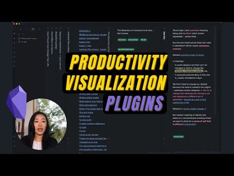Which Obsidian Plugins Boost Productivity and Visualization? thumbnail