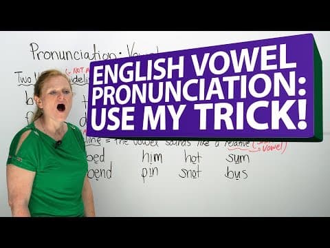 My secret English vowel pronunciation trick! thumbnail