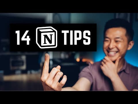 14 Essential Notion Tips for Boosting Productivity thumbnail