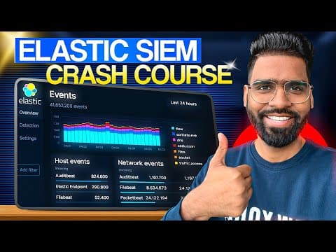 Elastic SIEM Crash Course | Free Course on Elastic SIEM | SOC Analyst thumbnail