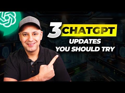 How Do You Use the 3 Useful ChatGPT Updates: Customization, Projects, and Tasks? thumbnail