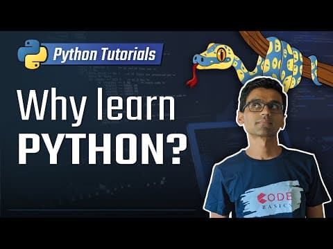 Why Learn Python? Top 5 Benefits Explained thumbnail