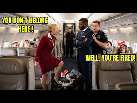 Flight Attendant Kicked a Black CEO’s Suitcase —Then He Made One Call That Ended Her Career thumbnail