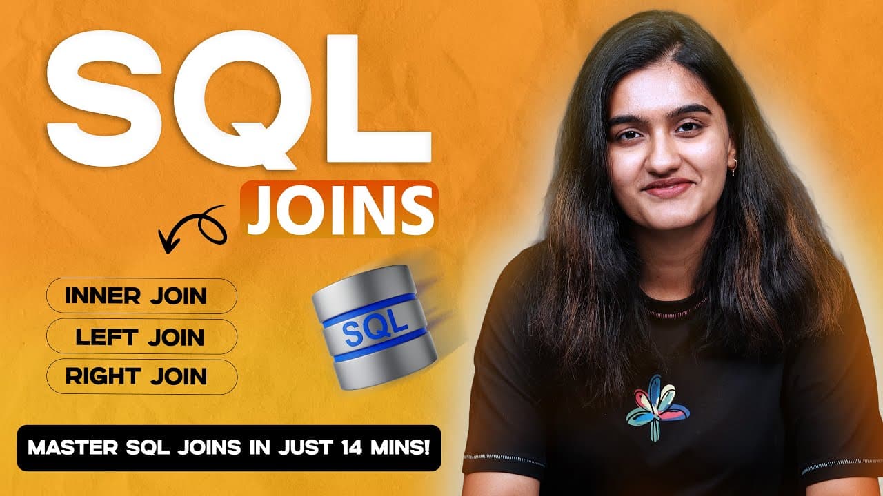 Complete SQL Joins Tutorial | Practice SQL Query using Joins (2026 ...