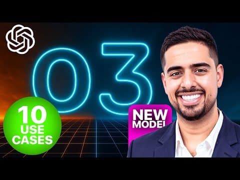 10 MUST-TRY Use Cases for OpenAI’s NEW o3 Model (save hours) thumbnail