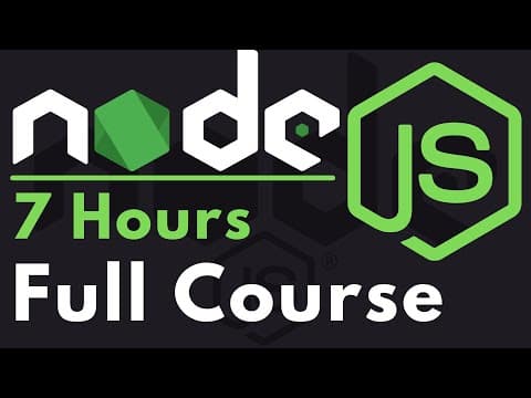 Node.js Full Course for Beginners | Complete All-in-One Tutorial | 7 Hours thumbnail
