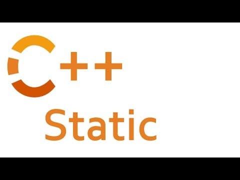 Static in C++ thumbnail