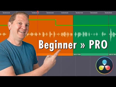 How to Edit and Mix Audio in DaVinci Resolve Fairlight thumbnail