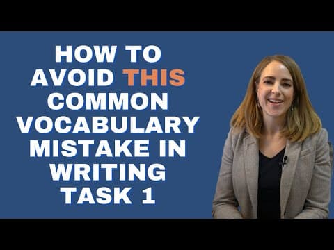 STOP This Common IELTS Writing Task 1 Mistake thumbnail