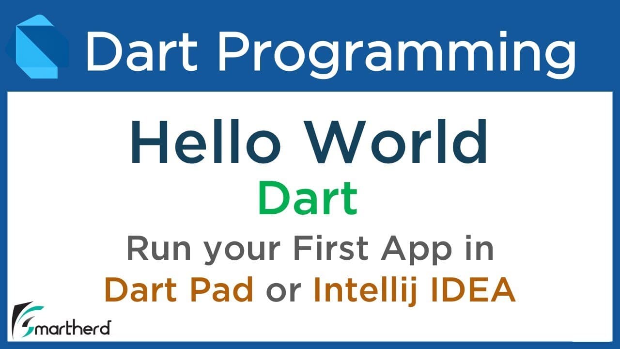Dart Hello World : Write your First Code in Dart and run it in DartPad ...