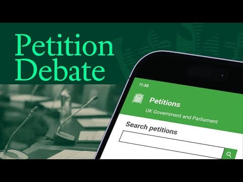 E-petition debate relating to automatic by-elections after Member defections - Monday 16 March 2026. thumbnail