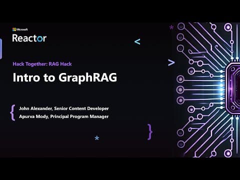 Intro to GraphRAG thumbnail