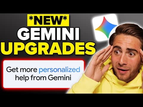 Google Gemini’s NEW FREE Upgrades Are CRAZY 👀 (Personalized Intelligence) thumbnail