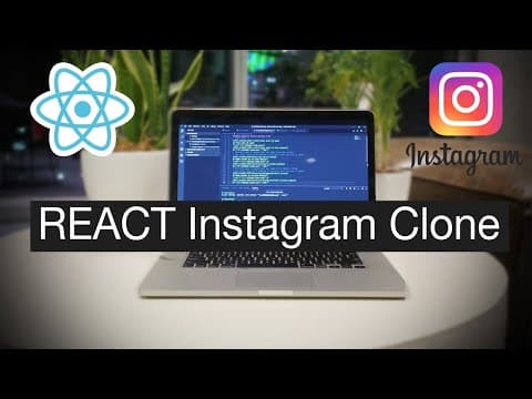 🔴 How to Build a Instagram Clone with REACT JS for Beginners (in 3 Hours!) thumbnail